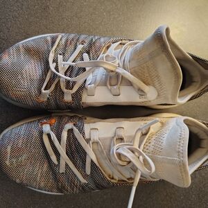 Under Armour Gray and White Sneakers